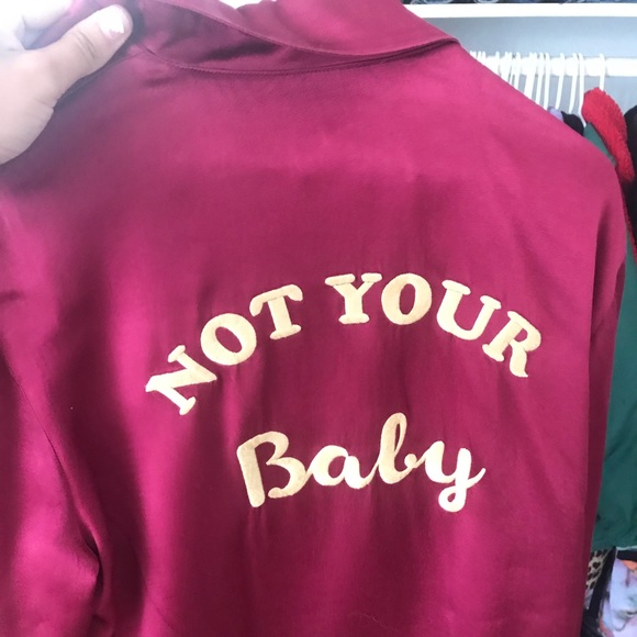 not your baby jacket